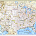 National Geographic United States 1987 digital map
