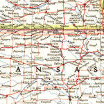 National Geographic United States Of America 1951 digital map
