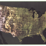 National Geographic USA Portrait 1976 digital map