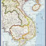 National Geographic Vietnam, Cambodia, Laos & Eastern Thailand 1965 digital map