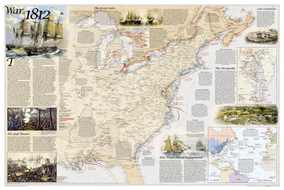 National Geographic War of 1812 digital map