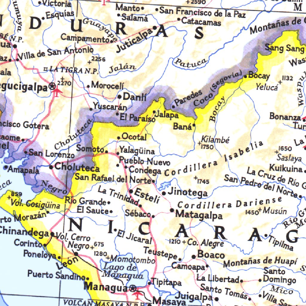West Indies & Central America 1981 Map by National Geographic | Avenza Maps