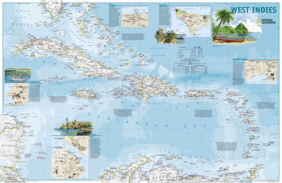National Geographic West Indies Traveler digital map
