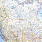 National Geographic Western Canada Map 1966 digital map