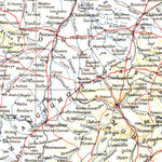 National Geographic Western Europe 1950 digital map