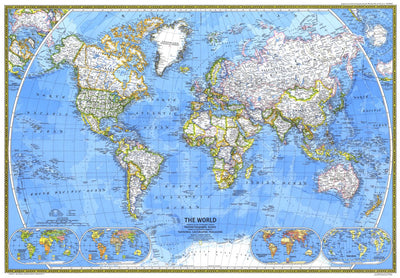 National Geographic World 1981 digital map