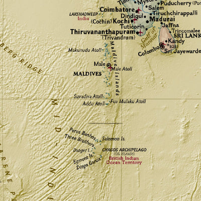 National Geographic World Hemispheres (Eastern) digital map