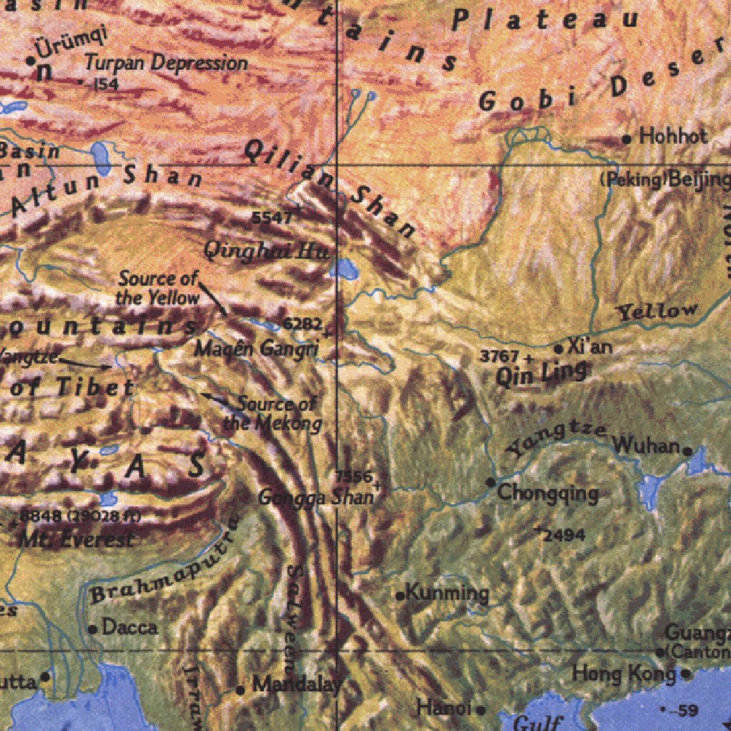 1981 Map World Ocean Floor 1981 Map by National Geographic | Avenza Maps