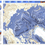 National Geographic World Ocean Floors, Arctic Ocean 1990 digital map