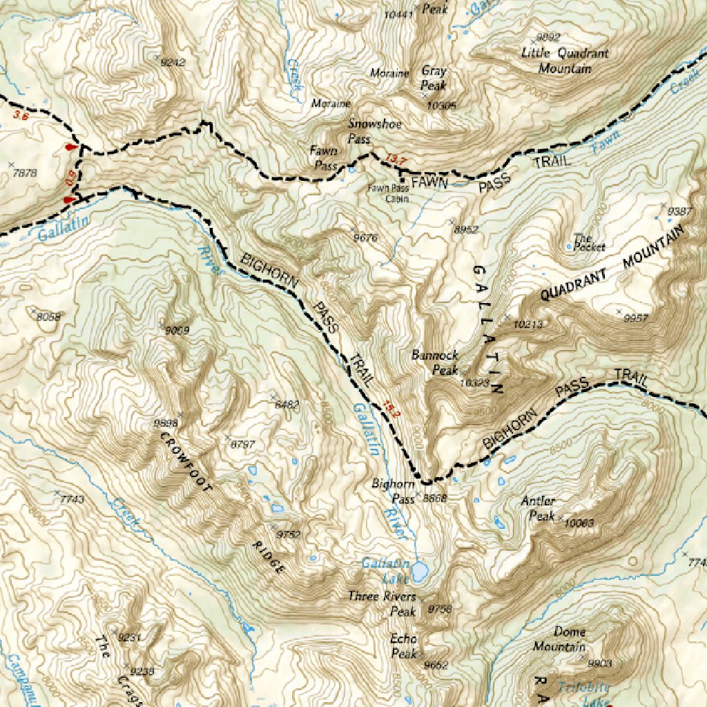Yellowstone National Park Map by National Geographic | Avenza Maps