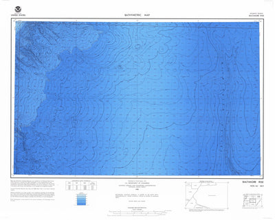National Oceanographic & Atmospheric Administration (NOAA) Baltimore Rise (NJ 18-9) digital map