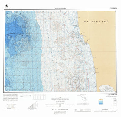 National Oceanographic & Atmospheric Administration (NOAA) Copalis Beach (F-55) digital map