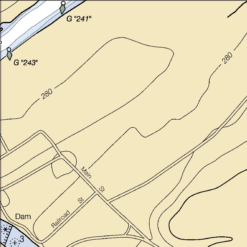 Mohawk River - Schoharie Creek Map by National Oceanographic ...