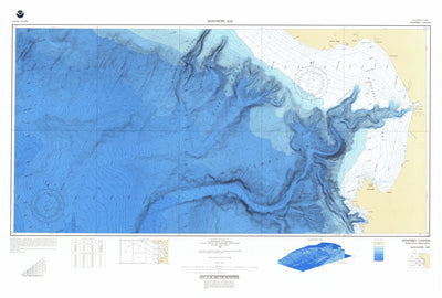 National Oceanographic & Atmospheric Administration (NOAA) Monterey Canyon (M-137) digital map