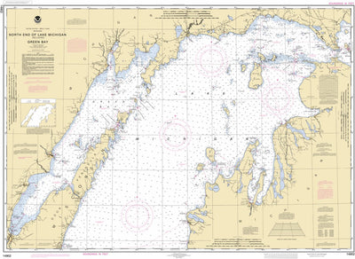 North End Of Lake Michigan Including Green Bay Preview 1