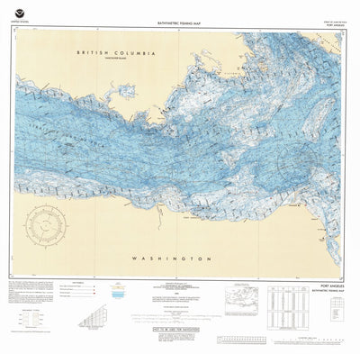 National Oceanographic & Atmospheric Administration (NOAA) Port Angeles (F-60) digital map