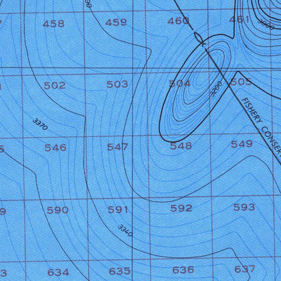 National Oceanographic & Atmospheric Administration (NOAA) St Matthew Canyon (NO 1-3) digital map
