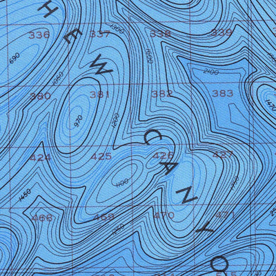 National Oceanographic & Atmospheric Administration (NOAA) St Matthew Canyon (NO 1-3) digital map