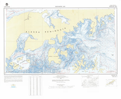 National Oceanographic & Atmospheric Administration (NOAA) Stepovak Bay (NN 4-1) digital map