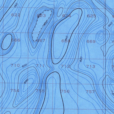 National Oceanographic & Atmospheric Administration (NOAA) Stetson Mesa (NH 17-6) digital map
