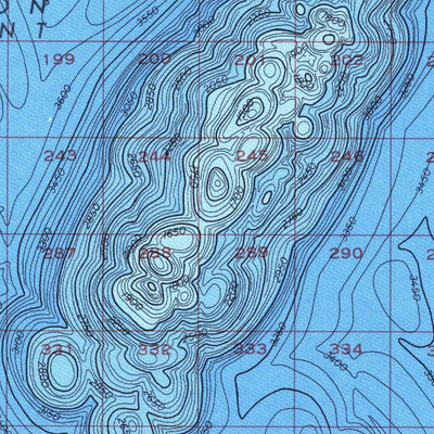 National Oceanographic & Atmospheric Administration (NOAA) Sur Canyon (NI 10-2) digital map