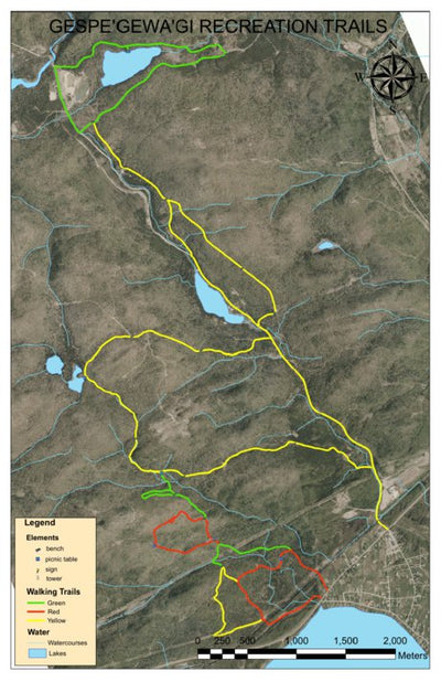 Natural Resource - Forestry Gespe'gewa'gi Recreation Trails digital map