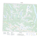 Natural Resources Canada (092F12) Buttle Lake BC digital map