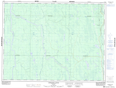 Natural Resources Canada Abimatinu River, ON (042H12 CanMatrix) digital map