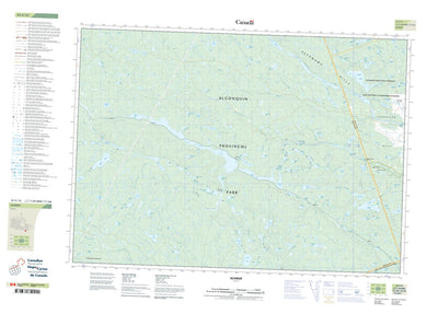 Natural Resources Canada Achray, ON (031F13 CanTopo) digital map