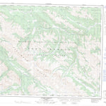 Natural Resources Canada Adams Lookout, AB (083E10 CanMatrix) digital map