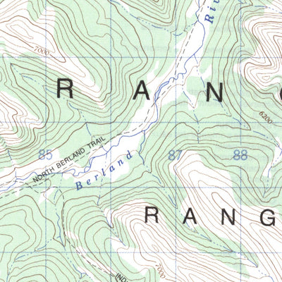 Natural Resources Canada Adams Lookout, AB (083E10 CanMatrix) digital map