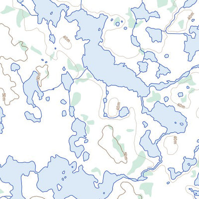 Natural Resources Canada Andrews Lake, NU (055M15 Toporama) digital map