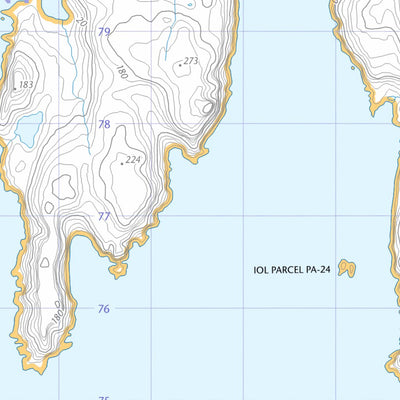 Natural Resources Canada Angijak Island, NU (016E09 CanTopo) digital map