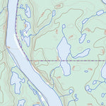 Natural Resources Canada Arctic Red River, NT (106N05 Toporama) digital map