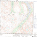 Natural Resources Canada Ark Mountain, BC (115A01 CanMatrix) digital map