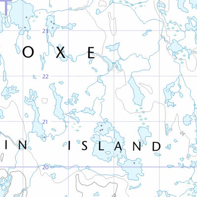 Natural Resources Canada Ashuna Lake (036G04 CanTopo) digital map