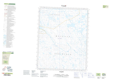 Natural Resources Canada Aua River, NU (046J14 CanTopo) digital map
