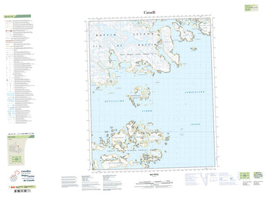 Natural Resources Canada Auniakvik Bay (026G14 CanTopo) digital map