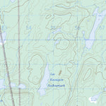 Natural Resources Canada Baie Pénicouane, QC (032J08 CanMatrix) digital map
