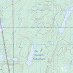 Natural Resources Canada Baie Pénicouane, QC (032J08 CanMatrix) digital map