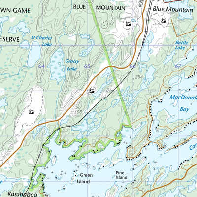 Natural Resources Canada Bannockburn (031C12 CanTopo) digital map