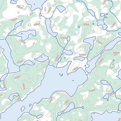 Natural Resources Canada Barnston Lake (075M01 Toporama) digital map