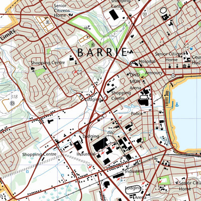 Natural Resources Canada Barrie, ON (031D05 CanTopo) digital map