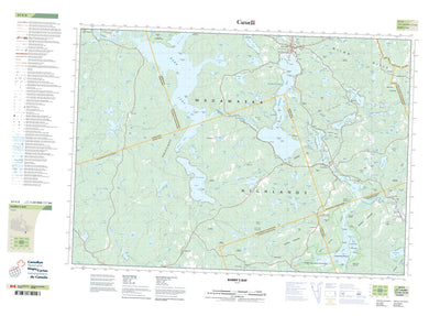 Natural Resources Canada Barry's Bay (031F05 CanTopo) digital map