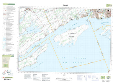 Natural Resources Canada Bath, ON (031C02 CanTopo) digital map