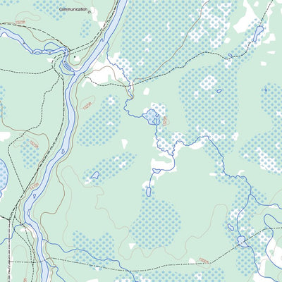 Natural Resources Canada Bazill Bay, SK (073J12 Toporama) digital map