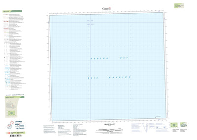 Natural Resources Canada Beach Island (034E11 CanTopo) digital map