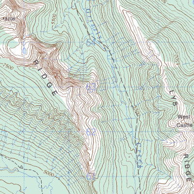 Natural Resources Canada Beaver Mines, AB (082G08 CanMatrix) digital map