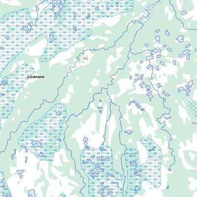 Natural Resources Canada Belec Lakes, ON (042O09 Toporama) digital map