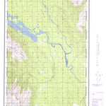 Natural Resources Canada Bell-Irving River West, BC (104A06 CanMatrix) digital map
